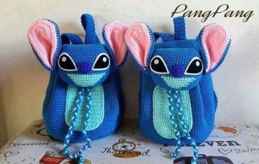 Bolsa Infantil de Crochê Stitch